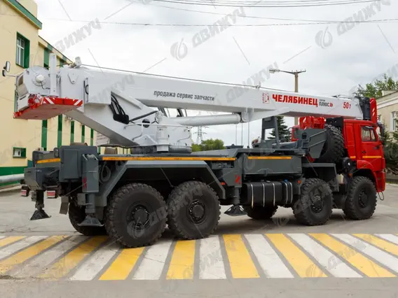 Автокран Челябинец КС-65717-34 на шасси КАМАЗ 6560 (8х8) 2026 года новый фото 2