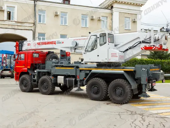 Автокран Челябинец КС-65717-34 на шасси КАМАЗ 6560 (8х8) 2026 года новый фото 4