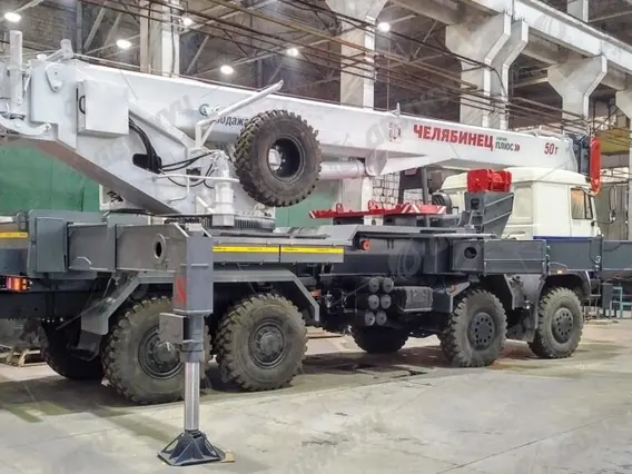 Автокран Челябинец КС-65717-34 на шасси Урал 9593 (8х8) 2026 года новый фото 3