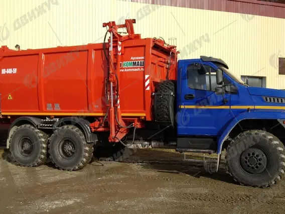 Мусоровоз с боковой загрузкой КО-440-5У на шасси УРАЛ-4320 NEXT 2026 года новый фото 6