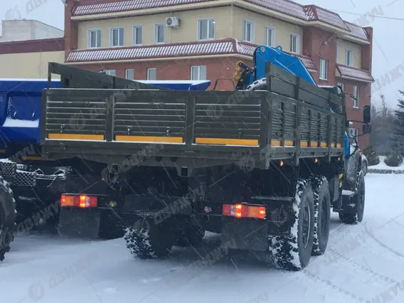 Бортовой Урал Next 4320-74 с КМУ ИМ-150 2026 года новый фото 10