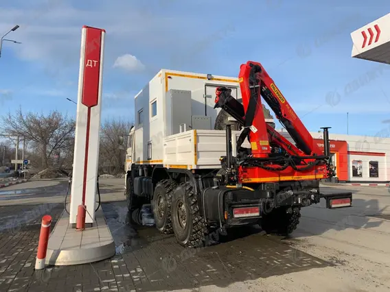 АРОК (ПРМ) на шасси КАМАЗ 43118 с КМУ КМУ Palfinger РК 6500А 2026 года новый фото 2