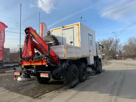 АРОК (ПРМ) на шасси КАМАЗ 43118 с КМУ КМУ Palfinger РК 6500А 2026 года новый фото 3