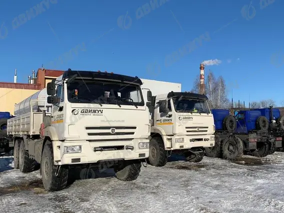 Бортовой КАМАЗ 43118-50 с КМУ PALFINGER РК 6500А + автоцистерна АЦПТ с насосом 2026 года новый фото 6