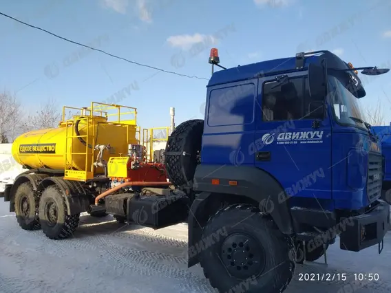Агрегат кислотной обработки скважин СИН-32 на шасси УРАЛ 4320-80 бескапотный (50 Мпа, диаметр плунжера 100) 2026 года новый фото 2