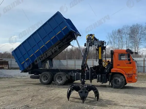 Ломовоз КАМАЗ 65115-50 с манипулятором ГМУ VM10L74 2026 года новый
