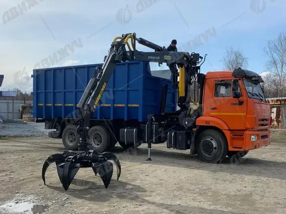 Ломовоз КАМАЗ 65115-50 с манипулятором ГМУ VM10L74 2026 года новый фото 2