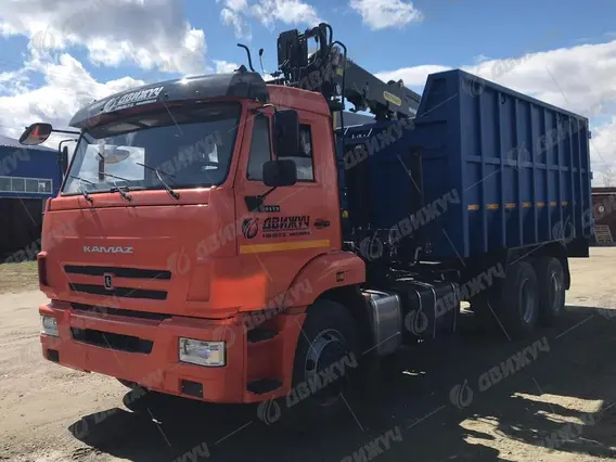 Ломовоз КАМАЗ 65115-50 с манипулятором ГМУ VM10L74 2026 года новый фото 10