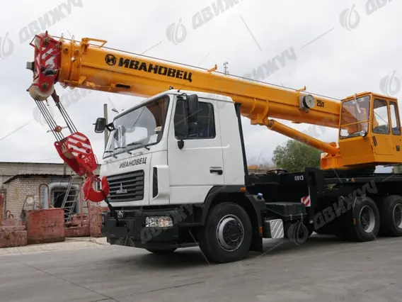 АВТОКРАН ИВАНОВЕЦ КС-45717A-1 на шасси МАЗ-6312СЗ 2026 года новый фото 2