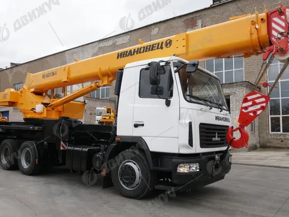 АВТОКРАН ИВАНОВЕЦ КС-45717A-1 на шасси МАЗ-6312СЗ 2026 года новый фото 3