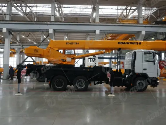 АВТОКРАН ИВАНОВЕЦ КС-45717A-1 на шасси МАЗ-6312СЗ 2026 года новый фото 5