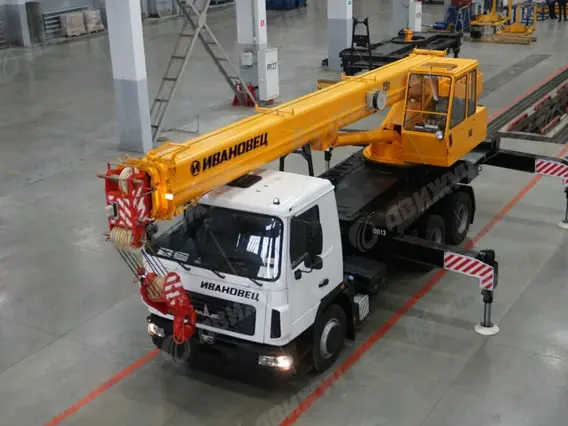 АВТОКРАН ИВАНОВЕЦ КС-45717A-1 на шасси МАЗ-6312СЗ 2026 года новый фото 8