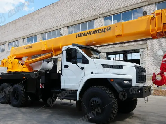 АВТОКРАН ИВАНОВЕЦ КС-45717-2Р Air на шасси УРАЛ-4320 Next 2026 года новый фото 2