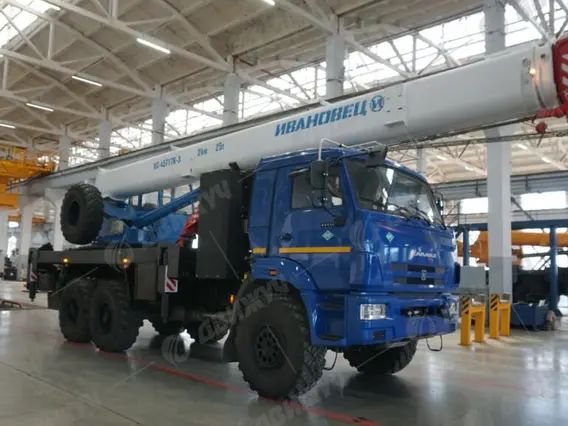 АВТОКРАН ИВАНОВЕЦ КС-45717К-3-58 на шасси KAMAЗ 43118 2026 года новый фото 2