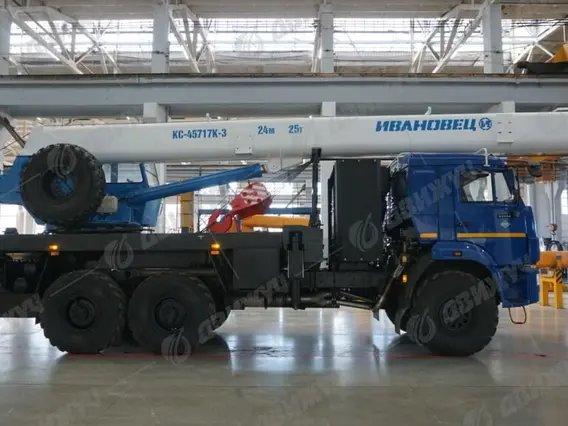 АВТОКРАН ИВАНОВЕЦ КС-45717К-3-58 на шасси KAMAЗ 43118 2026 года новый фото 3