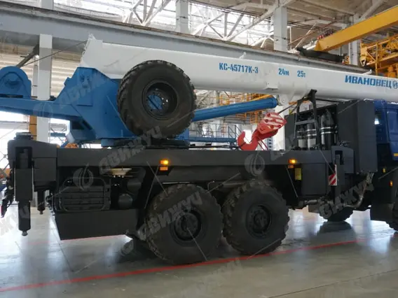 АВТОКРАН ИВАНОВЕЦ КС-45717К-3-58 на шасси KAMAЗ 43118 2026 года новый фото 4