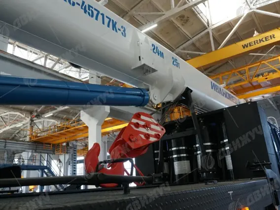 АВТОКРАН ИВАНОВЕЦ КС-45717К-3-58 на шасси KAMAЗ 43118 2026 года новый фото 6
