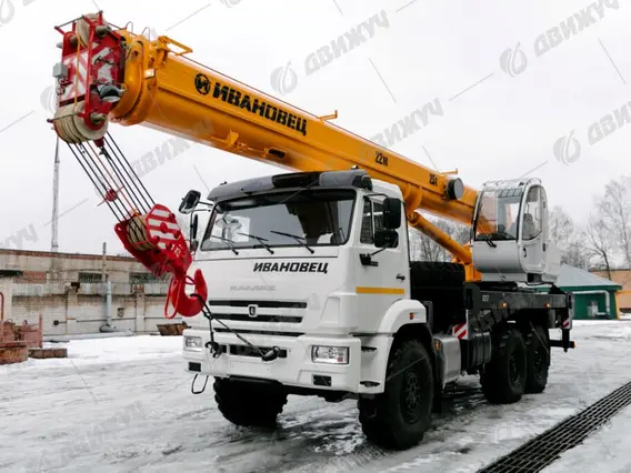 АВТОКРАН ИВАНОВЕЦ КС-45717К-3М на шасси KAMAЗ 43118 (стрела 22 м) 2026 года новый