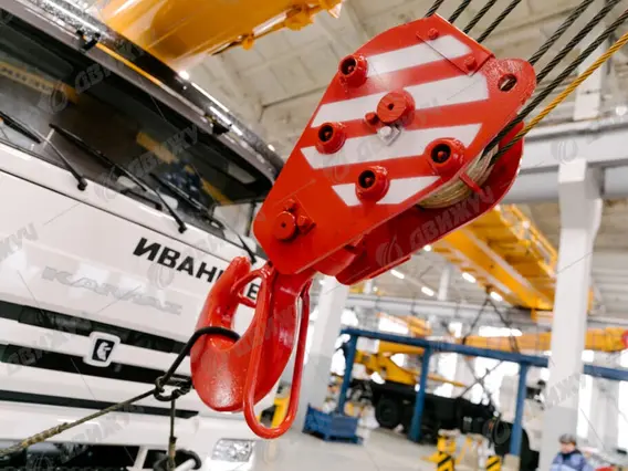 АВТОКРАН ИВАНОВЕЦ КС-45717К-3М на шасси KAMAЗ 43118 (стрела 22 м) 2026 года новый фото 6