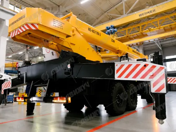 АВТОКРАН ИВАНОВЕЦ КС-45717К-3М на шасси KAMAЗ 43118 (стрела 22 м) 2026 года новый фото 7
