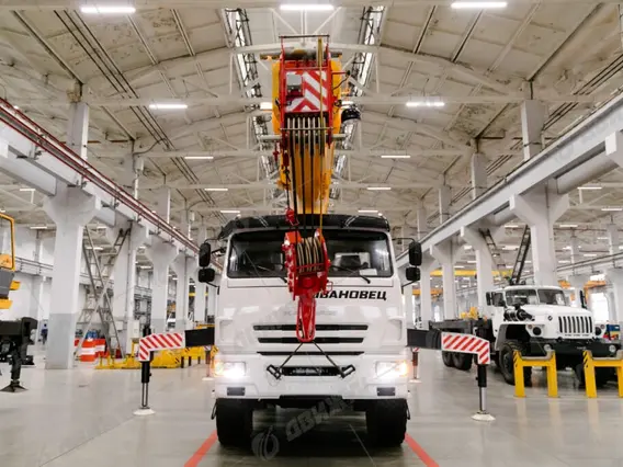 АВТОКРАН ИВАНОВЕЦ КС-45717К-3М на шасси KAMAЗ 43118 (стрела 22 м) 2026 года новый фото 8