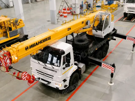 АВТОКРАН ИВАНОВЕЦ КС-45717К-3М на шасси KAMAЗ 43118 (стрела 22 м) 2026 года новый фото 10