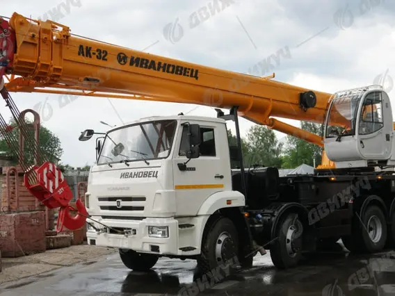 АВТОКРАН ИВАНОВЕЦ КС-55717К-1 на шасси КАМАЗ-6540 2026 года новый