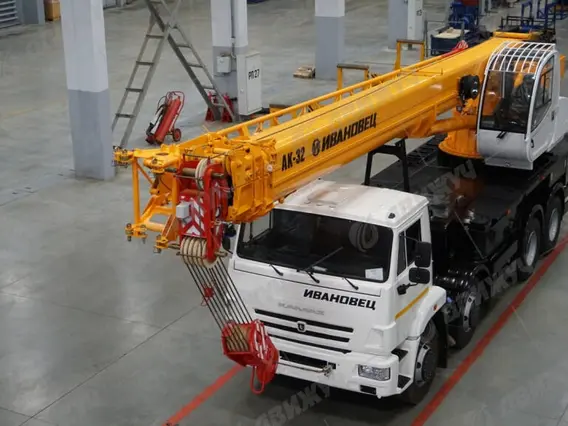 АВТОКРАН ИВАНОВЕЦ КС-55717К-1 на шасси КАМАЗ-6540 2026 года новый фото 2