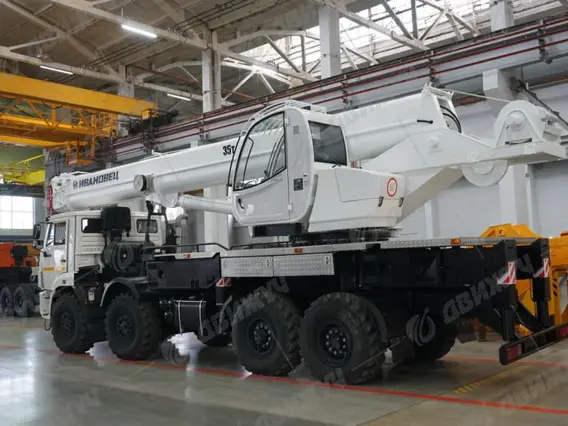 АВТОКРАН ИВАНОВЕЦ КС-55735-7 на шасси КАМАЗ-63501 2026 года новый фото 7