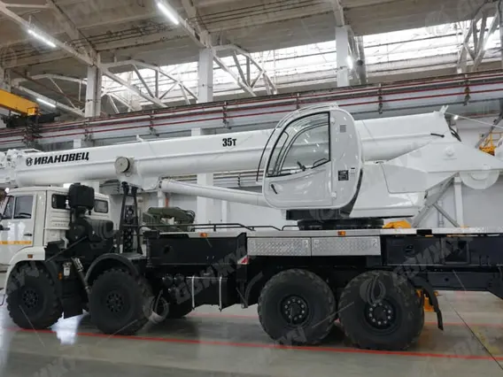 АВТОКРАН ИВАНОВЕЦ КС-55735-7 на шасси КАМАЗ-63501 2026 года новый фото 8