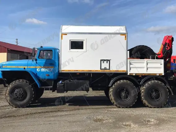 ПАРМ  (мастерская) с КМУ РК-10000 на шасси Урал 4320-60 2026 года новый фото 2