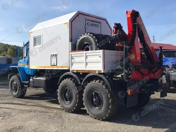 ПАРМ  (мастерская) с КМУ РК-10000 на шасси Урал 4320-60 2026 года новый фото 3
