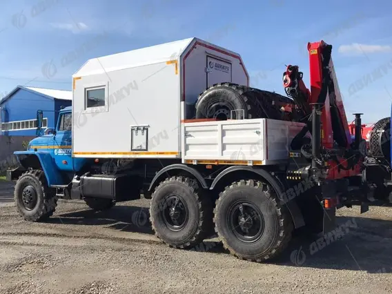 ПАРМ  (мастерская) с КМУ РК-10000 на шасси Урал 4320-60 2026 года новый фото 4