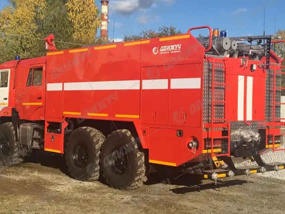 Аэродромный пожарный автомобиль АА-8,0-60 на базе КАМАЗ 43118 2026 года новый фото 3