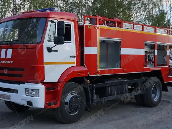 Автоцистерна пожарная АЦ-5,0-40 Камаз 43253 2026 года новый фото 4