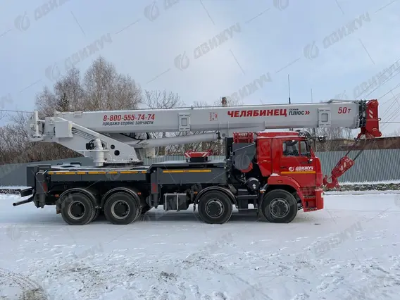 Автокран «Челябинец» КС-65717 на шасси КамАЗ 65201-53 2026 года новый фото 3