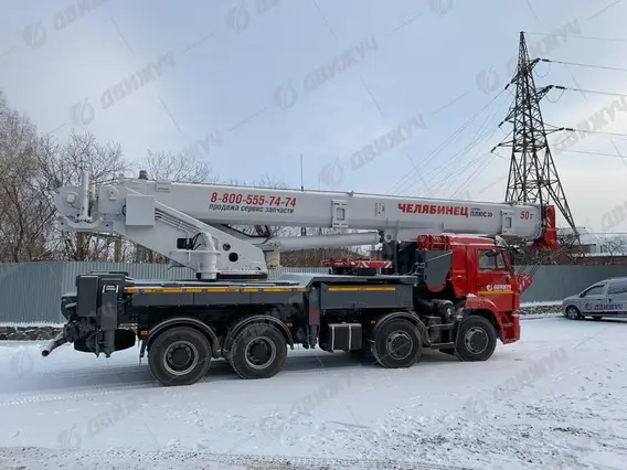 Автокран «Челябинец» КС-65717 на шасси КамАЗ 65201-53 2026 года новый фото 4