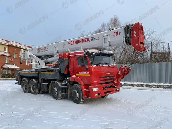 Автокран «Челябинец» КС-65717 на шасси КамАЗ 65201-53 2026 года новый фото 7