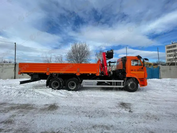 Бортовой КАМАЗ 65115 с КМУ Fassi F155А 2026 года новый