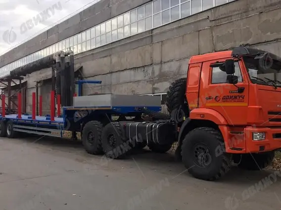 Полуприцеп-тяжеловоз автомобильный ЧМЗАП 9909-ККТГ 2026 года новый фото 2