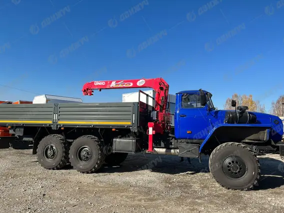 Бортовой на шасси Урал 4320 с КМУ Unic 2026 года новый