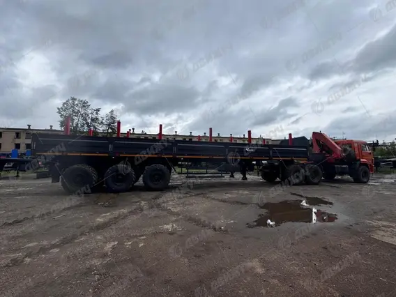 Полуприцеп бортовой ЧМЗАП 99064-020-К53 2026 года новый фото 5