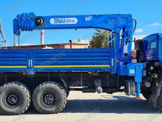Бортовой КАМАЗ 43118 с КМУ Двина 6500.19 2026 года новый фото 2