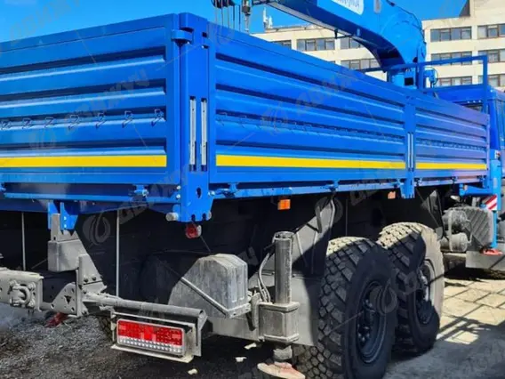 Бортовой КАМАЗ 43118 с КМУ Двина 6500.19 2026 года новый фото 5