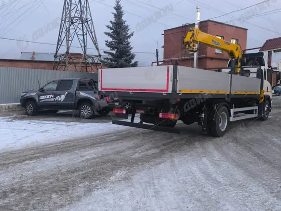 Бортовой автомобиль DAYUN X120 c КМУ XCMG SQS125 2026 года новый фото 6