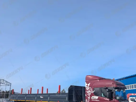 Бортовой полуприцеп 2-х осный (ЧМЗАП 93853-038БАК) 2026 года новый фото 5