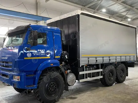 Бортовой тентованный автомобиль на шасси КАМАЗ 43118-76 2026 года новый фото 4