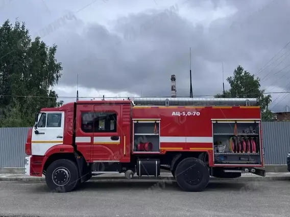 Автоцистерна пожарная АЦ-5,0-70 на шасси КАМАЗ 53605 2026 года новый фото 4