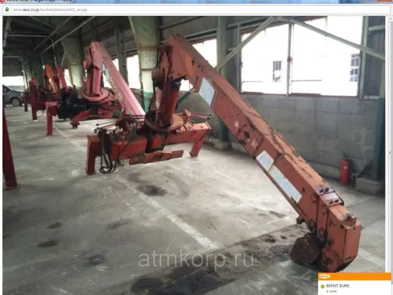 Кран-манипулятор MAEDA Crane MC 373H б/у