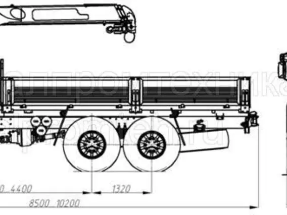 Самопогрузчик Камаз 43118 б/у